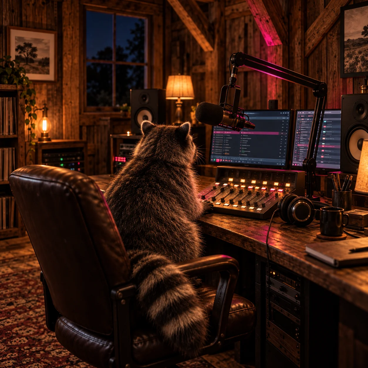 Raccoon After Hours: non-stop country in de barnstudio